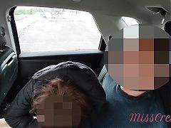 Dick flash - Teacher caught student jerking off in the car and help me cum - MissCreamy